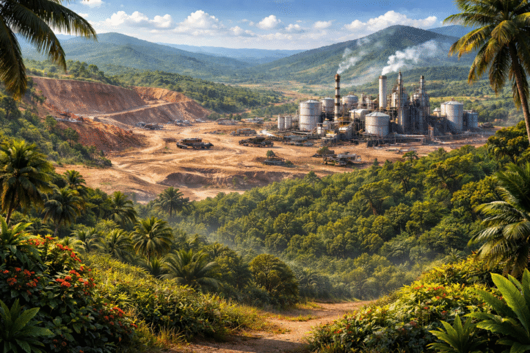 Nigeria signs $1.3 billion alumina refining contract with AFC to strengthen mining sector. Bauxite mining, prices, ores, minerals, formulations, production.